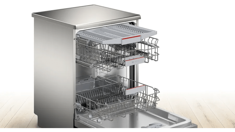 Bosch Series 6 free - standing dishwasher 60 cm Brushed steel anti - fingerprint SMS6HVI00I - General Pumps