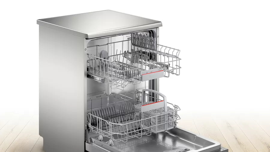 Bosch Series 6 free - standing dishwasher 60 cm Brushed steel anti - fingerprint SMS6ITI01 - General Pumps