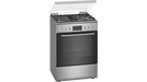 Bosch Series 6 Freestanding dual fuel cooker Stainless steel HXR390I50K - General Pumps