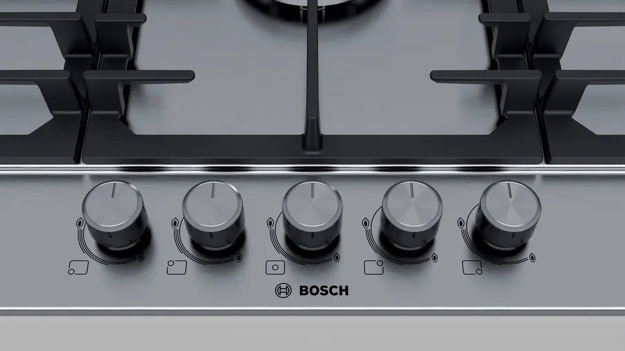 Bosch Series 6 Gas hob 90 cm Stainless steel PCQ9B5O90I - General Pumps