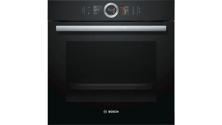 Bosch Series 8 Built - in oven with steam function 60 x 60 cm Black HSG636BB1 - General Pumps