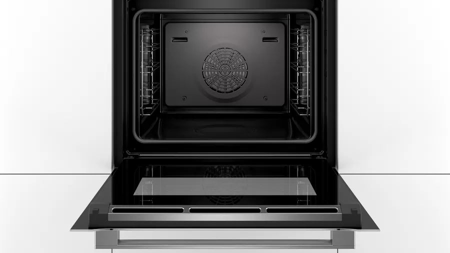 Bosch Series 8 Built - in oven with steam function 60 x 60 cm Black HSG636BB1 - General Pumps