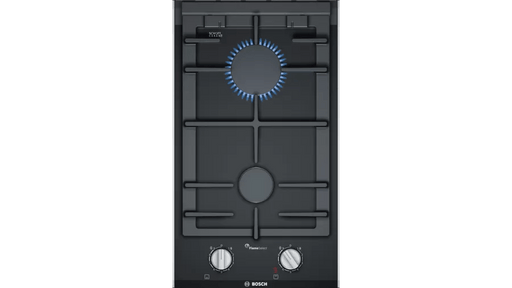 Bosch Series 8 Domino Gas hob 30 cm Ceramic, Black PRB3A6D70I - General Pumps