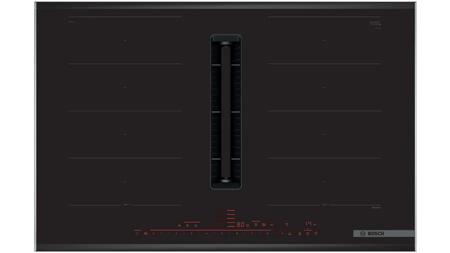 Bosch Series 8 Induction hob with integrated ventilation system 80 cm surface mount with frame PXX875D67E - General Pumps