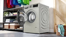 Bosch Series 8 washing machine, front loader 10 kg , Silver inox WGA254AXIN - General Pumps