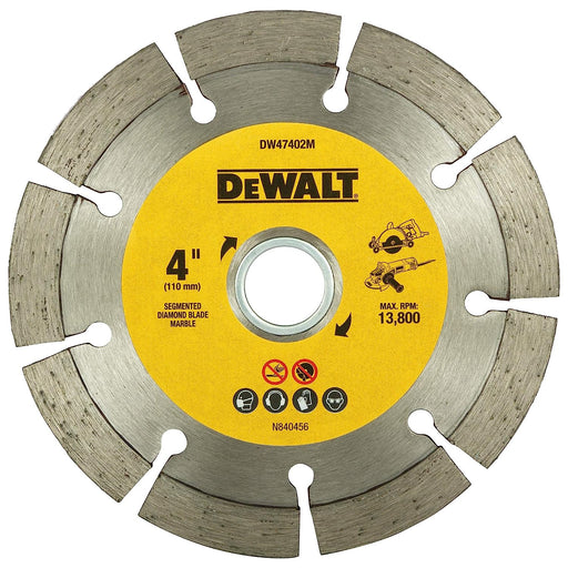DeWalt DW47402M 4-Inch Diamond Blade for Marble Cutting - General Pumps