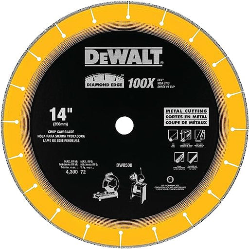 DeWalt DW8500 14-Inch Diamond Edge Chopsaw Blade - General Pumps