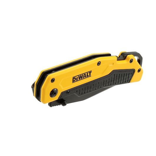 DeWalt Folding Pocket Knife with Stainless Steel Blade Integrated wire stripper & anti slip grip - General Pumps