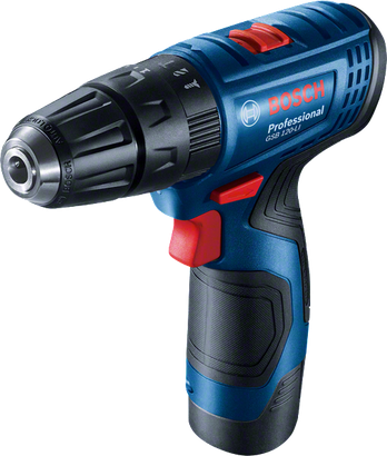 Bosch GSB 120-LI Professional Cordless Combi (Two Batteries, Charger & Accessories Kit Included)