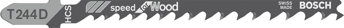 Bosch T 244 D Speed for Wood Jigsaw Blade 2 608 637 881