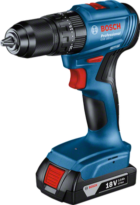 Bosch GSB 185-LI Professional Cordless Combi (Two Batteries, Charger & Accessories Kit Included)