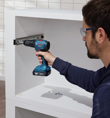 Bosch GSB 185-LI Professional Cordless Combi (Two Batteries, Charger & Accessories Kit Included)