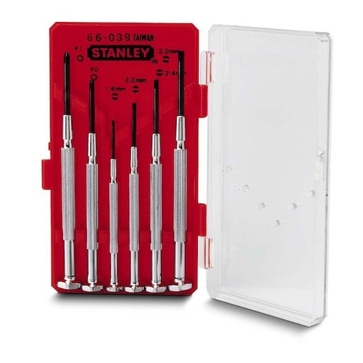 Stanley 6 Piece Precision Screwdriver Set for Electronics & Small Repair Work - General Pumps