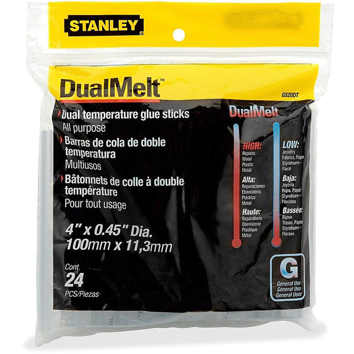 Stanley GS20DT Dual Temperature 4-Inch Glue Sticks, 24-Pack - General Pumps