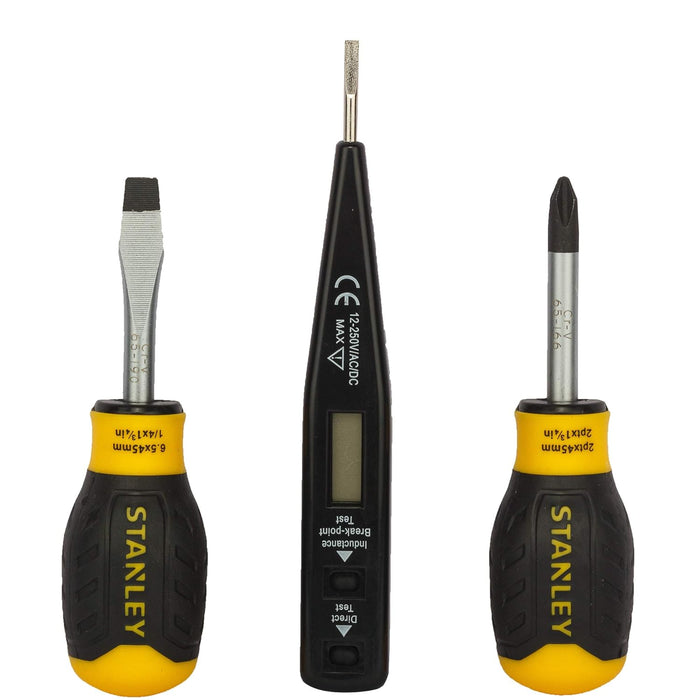 STANLEY STHT92002-8 6 pcs Combination Screwdriver Set with Bonus Tester - General Pumps