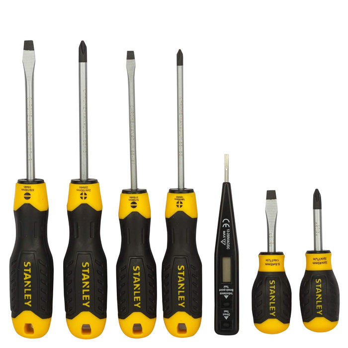 STANLEY STHT92002-8 6 pcs Combination Screwdriver Set with Bonus Tester - General Pumps